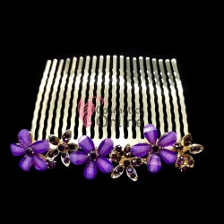 Accesoriu modern pentru decor par CA039OO Auriu cu cristale Violet